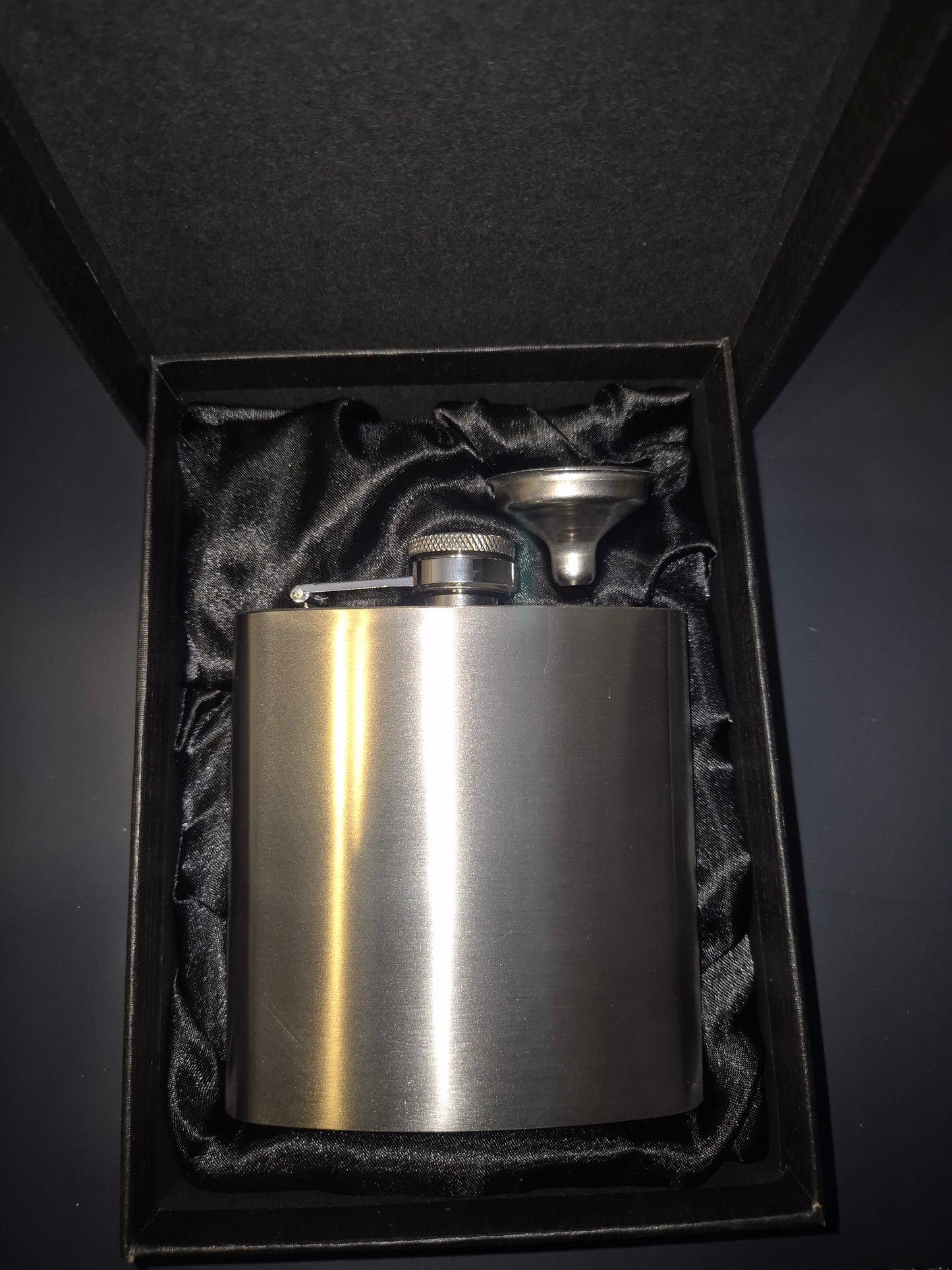 Personalised 6 OZ Hip Flask in Gift Box