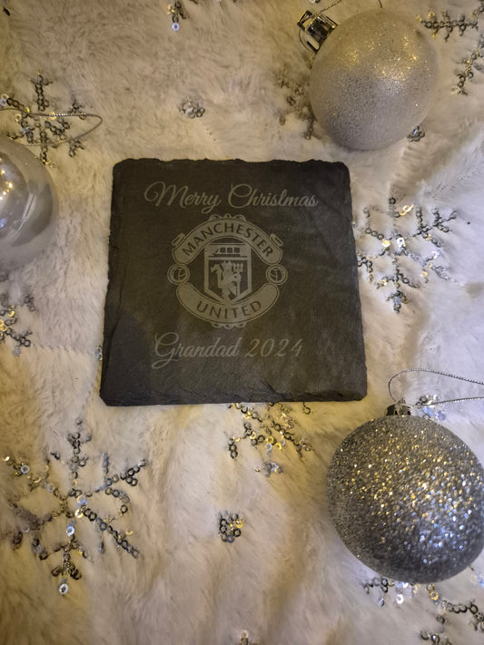 Manchester United Slate Coaster