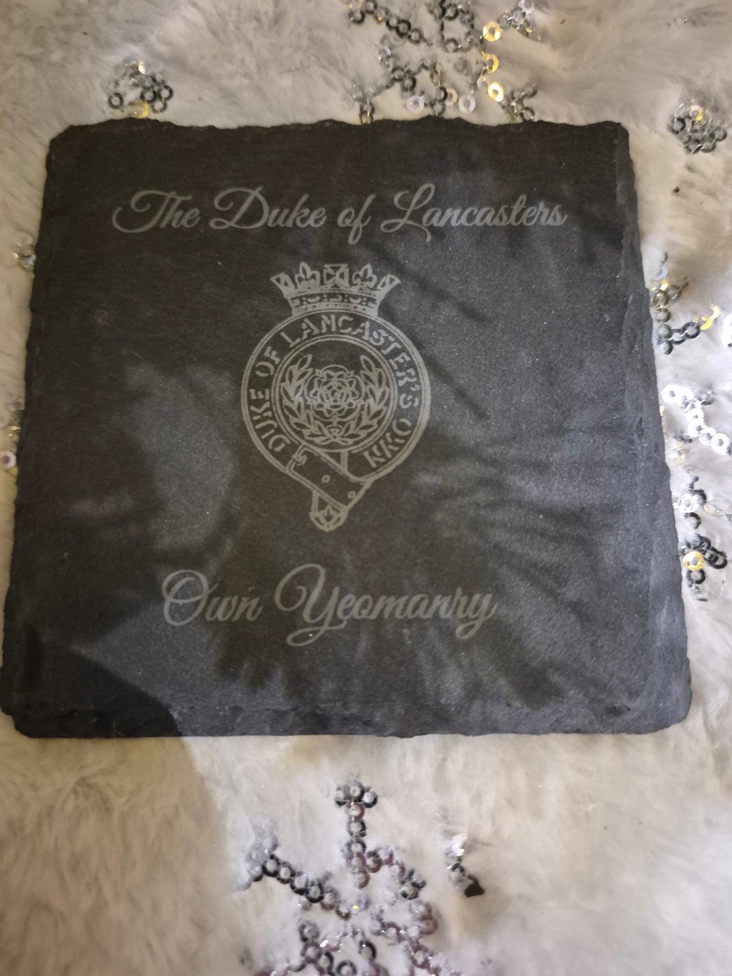 The Duke Of Lancaster's Own Yeomanry Slate Coaster